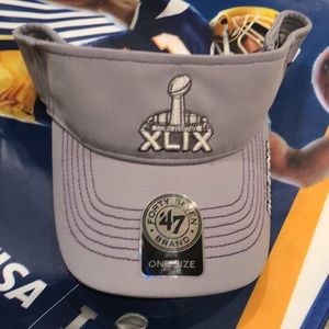 NWT SUPERBOWL XLIX visor